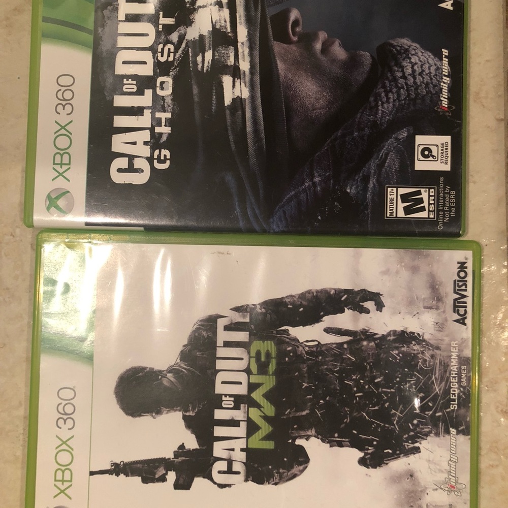 XBOX 360 CALL OF DUTY BUNDLE, 5 GAMES - Picture 2 of 4